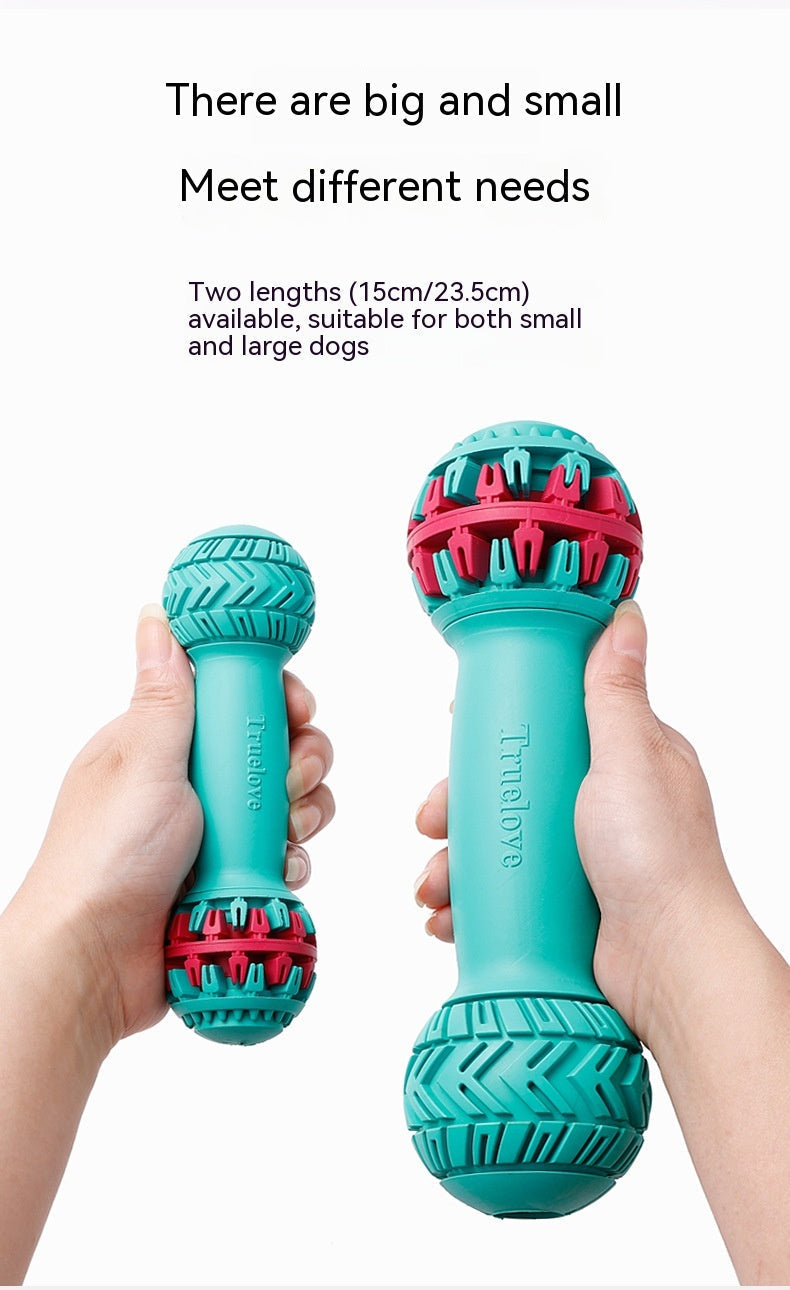 HKM-1447613 Durable Rubber Dog Toy for Large Dogs - Bite-Resistant Molar Design in Various Colors