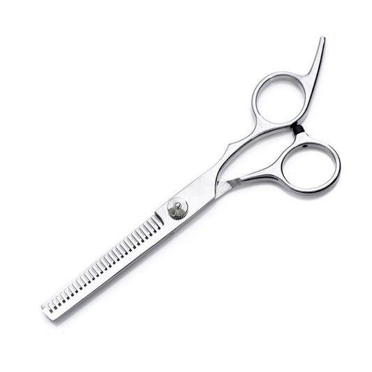 HKM-1448381 Stainless Steel Pet Scissors Set with Round Head Design, Comb, Cleaning Cloth, and Storage Bag
