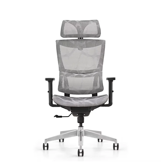 HKM-144979 Ergonomic 3D Mesh Office Chair with Adjustable Headrest and Armrests for Enhanced Comfort