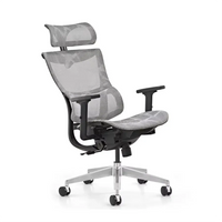 HKM-144979 Ergonomic 3D Mesh Office Chair with Adjustable Headrest and Armrests for Enhanced Comfort
