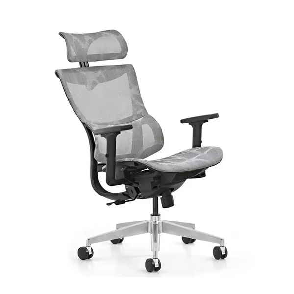 HKM-144979 Ergonomic 3D Mesh Office Chair with Adjustable Headrest and Armrests for Enhanced Comfort