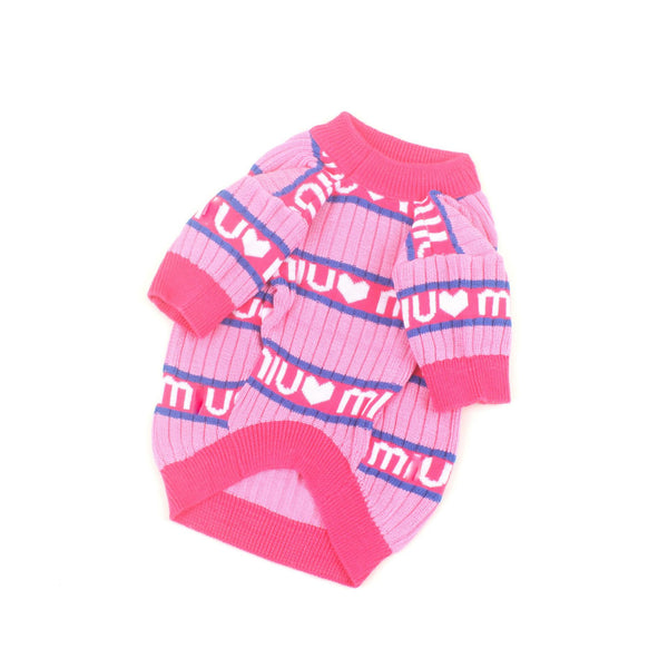 HKM-1450557 Trendy Ice Silk Thin Sweater for Dogs - Japanese & Korean Style, Multiple Sizes Available