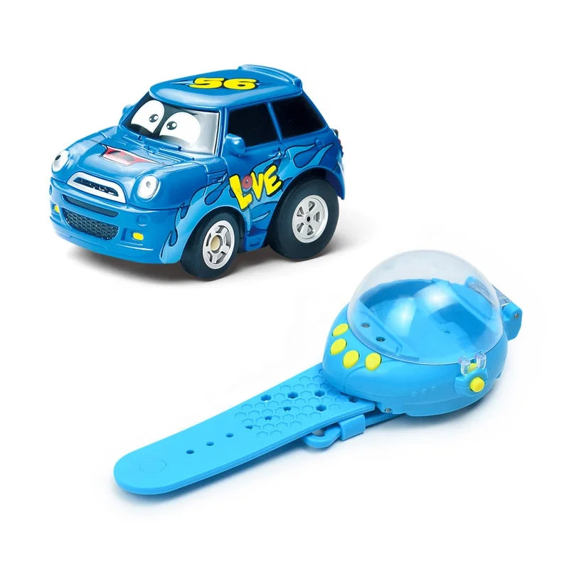 HKM-145171 Electric Watch-Controlled Mini Car Toy for Kids Age 2-4, Indoor/Outdoor Use