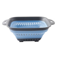 HKM-145235 Collapsible TPR Folding Drain Basket for Fruit and Vegetable Washing and Kitchen Storage
