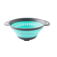 HKM-145235 Collapsible TPR Folding Drain Basket for Fruit and Vegetable Washing and Kitchen Storage
