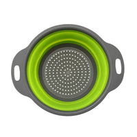 HKM-145235 Collapsible TPR Folding Drain Basket for Fruit and Vegetable Washing and Kitchen Storage