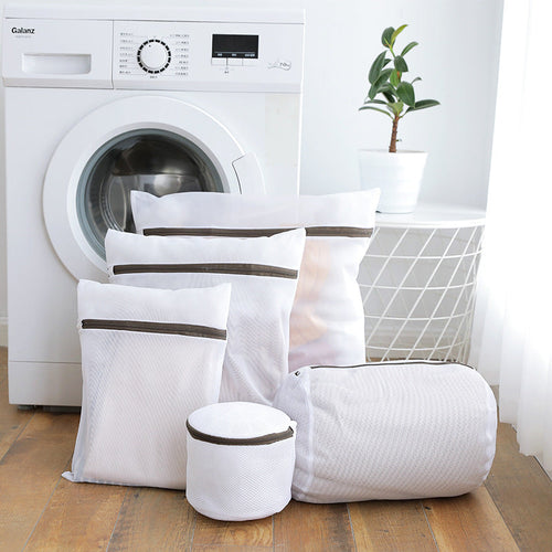HKM-145299 Mesh Laundry Bag for Delicate Items - Bra and Underwear Washing Bag, Nylon, 30x40cm, 40x50cm, 50x60cm, Cylindrical 22x33