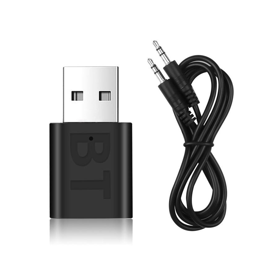 HKM-145363 Bluetooth 5.0 Audio Adapter - 2-in-1 Receiver and Transmitter for TV, Computer, and Car