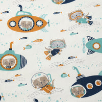 HKM-145363 Cotton Twill Printed Cartoon Motorcycle Bed Fabric for Bedding and Crafts