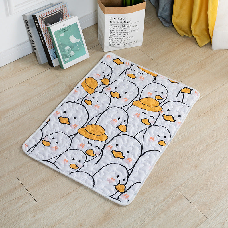 HKM-1454397 Comfortable Cotton Non-Slip Pet Mat for Dogs – Various Cute Designs and Sizes Available