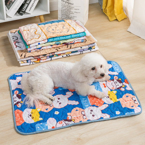 HKM-1454397 Comfortable Cotton Non-Slip Pet Mat for Dogs – Various Cute Designs and Sizes Available