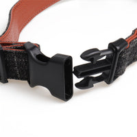 HKM-1454525 Stylish Bow-Knot Dog Collar for Small to Large Dogs, Adjustable PU Leather with Anti-Escape Features.