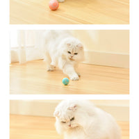 HKM-1455805 Intelligent Rotating Ball Teaser Toy for Cats and Kittens - Automatic Rolling Pet Toy with Bionic Motion
