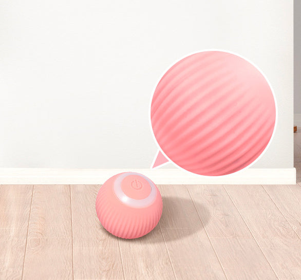 HKM-1455805 Intelligent Rotating Ball Teaser Toy for Cats and Kittens - Automatic Rolling Pet Toy with Bionic Motion