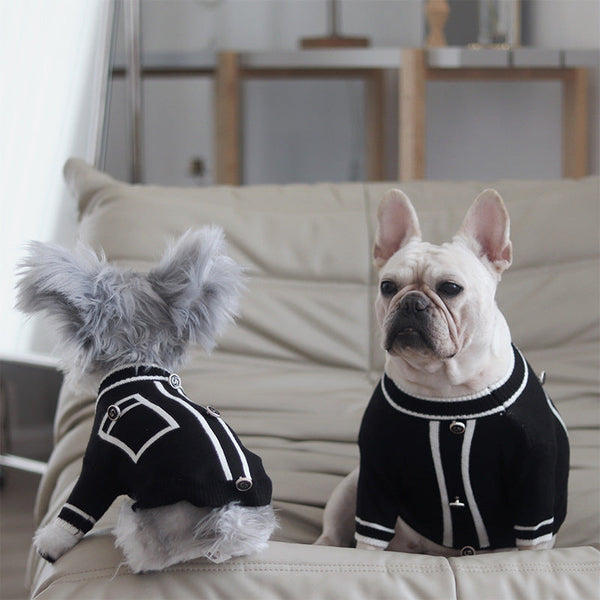 HKM-1456317 Warm Wool Dog Sweater in Country Style - Available in Multiple Sizes