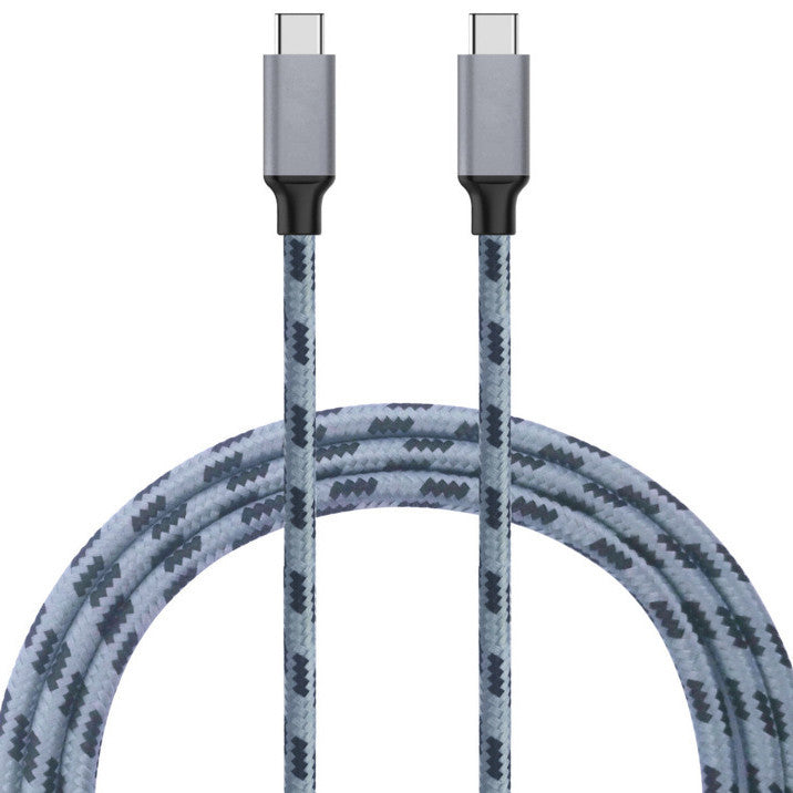 HKM-145747 1m Type C Fast PD Charging Cable - Integrated Plug, White