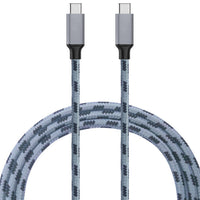 HKM-145747 1m Type C Fast PD Charging Cable - Integrated Plug, White