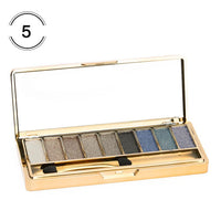 HKM-145747 9-Color Glitter Eyeshadow Palette for Parties, Weddings & Everyday Use