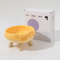 HKM-1458493 Donut and Pig Nose Cat Bowls in Various Colors - 300ml Pet Food Holders
