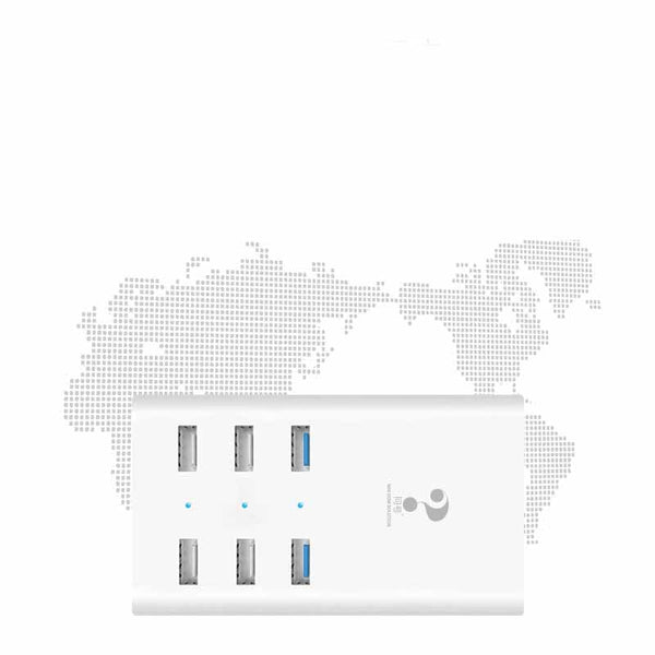 HKM-145939 Multi-Port USB Charger with 36W Output and 1.5m Cable - Universal Compatibility