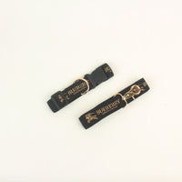HKM-1460285 Double-Layer Printed Dog Leash and Collar Set in BBR - Polyester Material, All Seasons