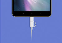 HKM-146067 High-Speed 1m 2-in-1 Charging Cable for Android Devices