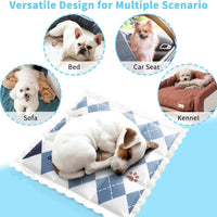 HKM-1461565 Cooling Pet Mat for Dogs and Cats - Portable, Breathable Sleeping Pad with Non-Toxic PVC, Ideal for Indoor and Outdoor Use