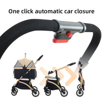 HKM-146195 Collapsible Dog and Cat Stroller for Convenient Pet Transport