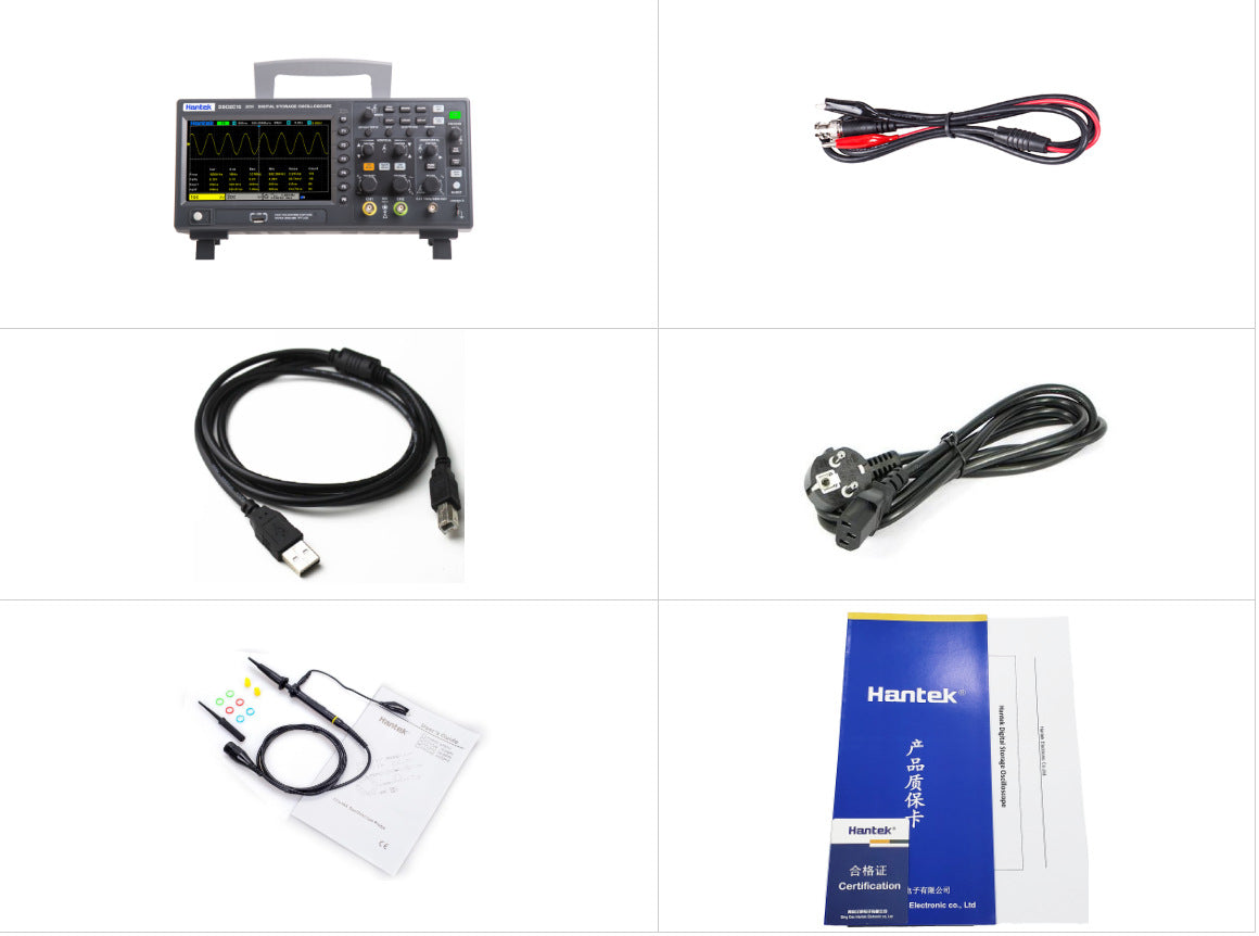 HKM-146195 Digital Storage Oscilloscope DSO2D10 with Built-in Signal Generator for Accurate Waveform Analysis