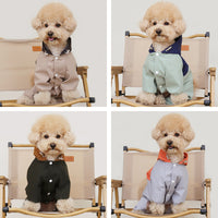 HKM-1462717 Waterproof and Dustproof Shell Jacket for Small to Medium Dogs in Khaki, Light Green, Army Green, and Orange