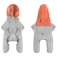 HKM-1462717 Waterproof and Dustproof Shell Jacket for Small to Medium Dogs in Khaki, Light Green, Army Green, and Orange