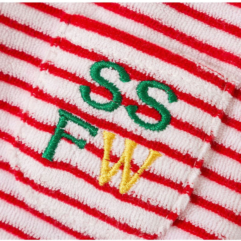 HKM-1462845 Striped Terry Pet Top for Small to Medium Dogs and Cats, Soft and Cozy Fleece Clothing for Fall and Winter