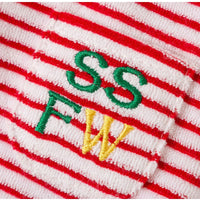 HKM-1462845 Striped Terry Pet Top for Small to Medium Dogs and Cats, Soft and Cozy Fleece Clothing for Fall and Winter