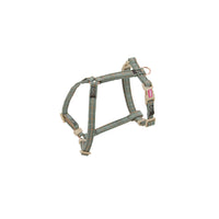 HKM-1463869 Pet Chest Harness and Leash with Lattice Design - Available in Plaid Orange and Matcha Green
