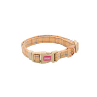 HKM-1463869 Pet Chest Harness and Leash with Lattice Design - Available in Plaid Orange and Matcha Green