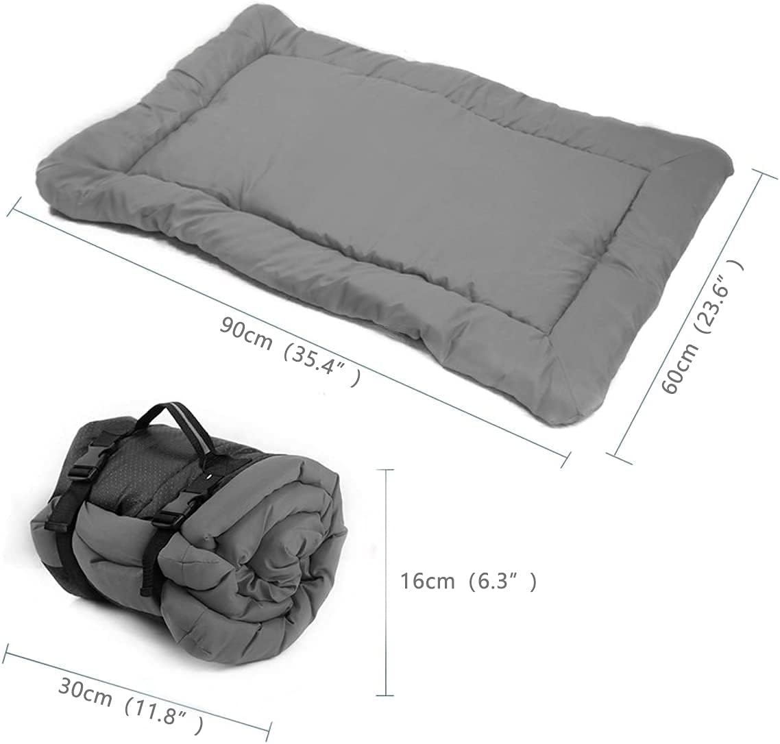 HKM-1465533 Portable Waterproof Dog Bed for Camping and Travel - Non-Slip, Foldable, Easy to Clean Mat for Dogs and Cats