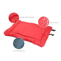 HKM-1465533 Portable Waterproof Dog Bed for Camping and Travel - Non-Slip, Foldable, Easy to Clean Mat for Dogs and Cats