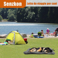 HKM-1465533 Portable Waterproof Dog Bed for Camping and Travel - Non-Slip, Foldable, Easy to Clean Mat for Dogs and Cats