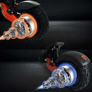 HKM-146707 1500W Dual Motor 10-Inch Electric Scooter, 50 MPH Max Speed, 60V Battery, Foldable Design, 60-80KM Range