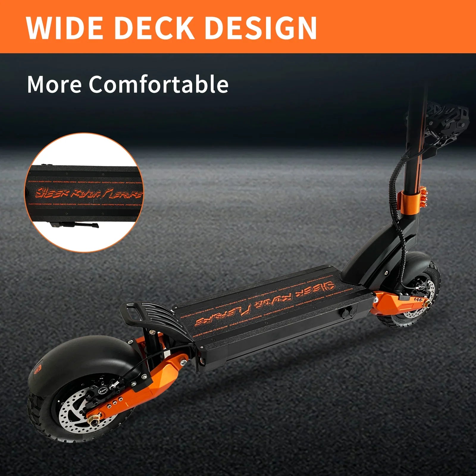 HKM-146707 1500W Dual Motor 10-Inch Electric Scooter, 50 MPH Max Speed, 60V Battery, Foldable Design, 60-80KM Range