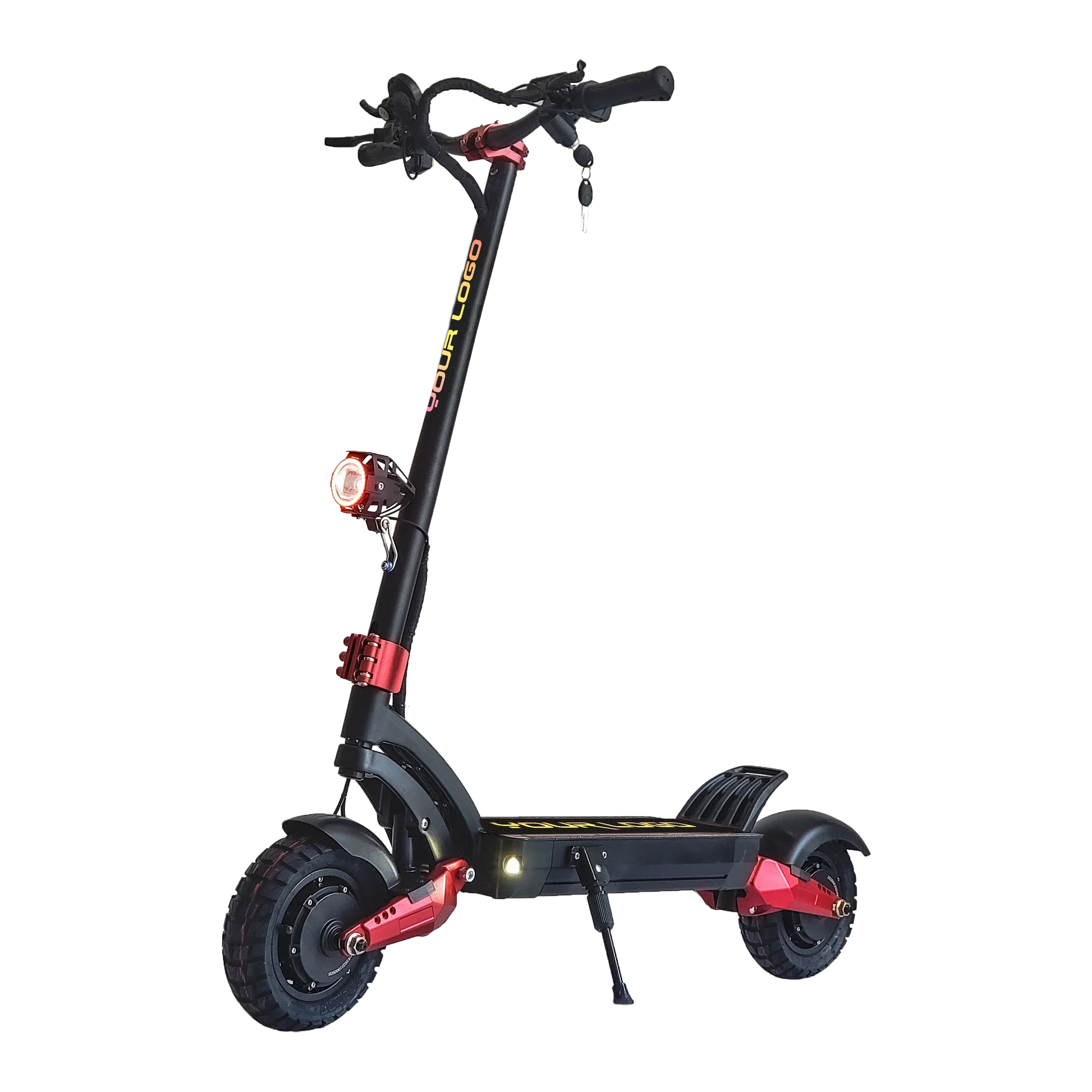 HKM-146707 1500W Dual Motor 10-Inch Electric Scooter, 50 MPH Max Speed, 60V Battery, Foldable Design, 60-80KM Range