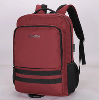 HKM-146899 17-Inch Waterproof Nylon Laptop Backpack with USB Charging Port for Men