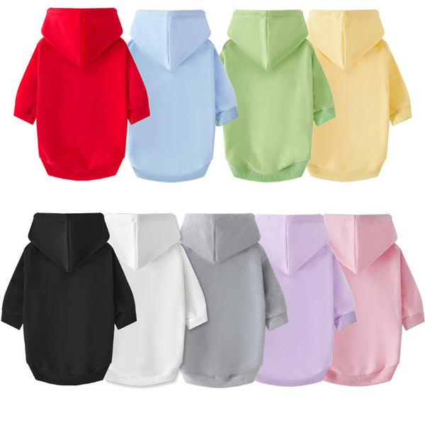 HKM-1469117 Stylish Cotton Dog Hoodie Sweater in Multiple Colors and Sizes