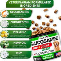 HKM-1469885 Hip & Joint Health Chewable Tablets for Pets with Chondroitin - 300g