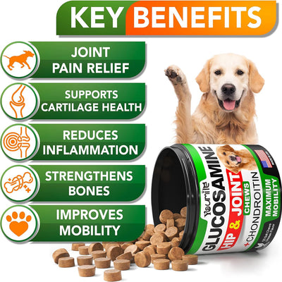 HKM-1469885 Hip & Joint Health Chewable Tablets for Pets with Chondroitin - 300g