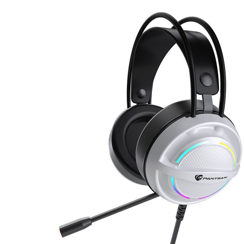 HKM-147027 Wired Head-Mounted Gaming Headset with Microphone for PC Gaming and Music