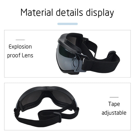 HKM-1471421 Dog Outdoor UV Protection Glasses - Windproof & Sand-proof Goggles for Medium to Large Dogs