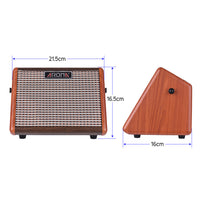 HKM-147155 Portable Acoustic Guitar Charging Speaker with Bluetooth, USB Connection, and 5-Hour Battery Life