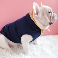 HKM-1474237 Warm Thickened Cotton Vest for Dogs in Dark Green, Navy Blue, Gray – Perfect Winter Wear