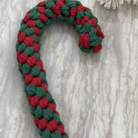 HKM-1474621 Hand-Knitted Christmas Suit Cotton Rope Pet Chew Toy